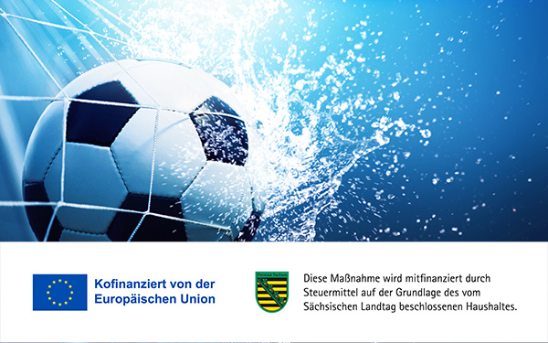 HSV Förderzusage, Grafik mit Fußball