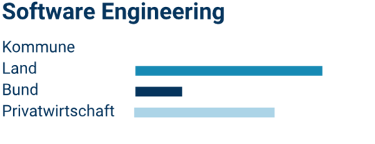 Beratungsfeld Software Engineering ADVITEC Verteilung des Beratungsfeldes Software Engineering auf Verwaltungsebenen