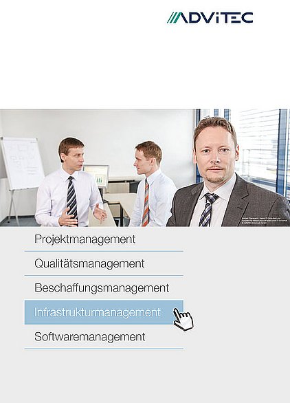 Broschüre zum Infrastrukturmanagement der ADVITEC Informatik GmbH