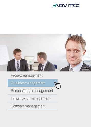 Broschüre zum Qualitätsmanagement der ADVITEC Informatik GmbH
