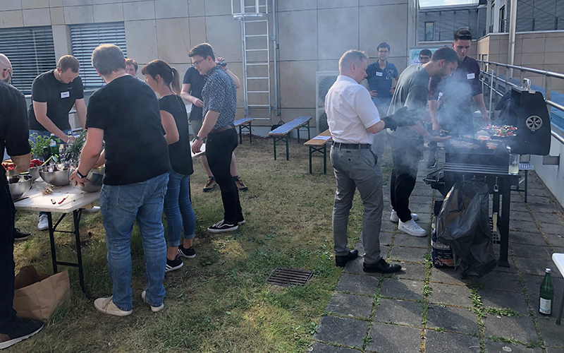 gemeinsam Grillen bei ADVITEC